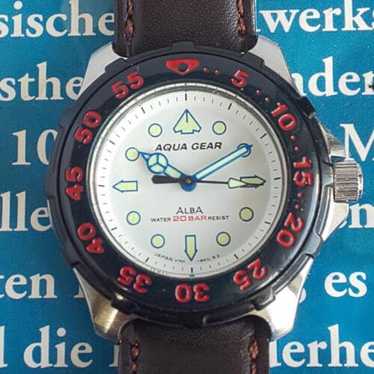 綺麗な稼働品です☺︎SEIKO ALBA AQUAGEAR 20BAR DIVER Seiko alba aqua - Gem