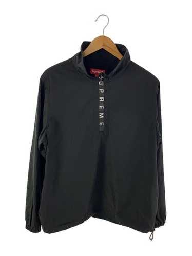 ジャケット・アウター Supreme Zip Logo Pullover Windbreaker Supreme half-zip Hooded Windbreaker | Black | FARFETCH