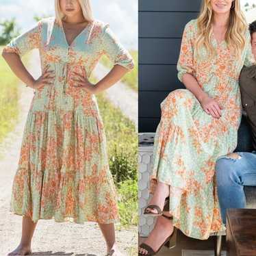 Anthropologie Maxi Dress Floral Abel The Label - image 1