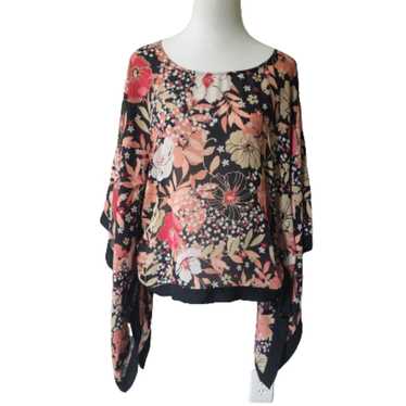 Lane Bryant Women's Plus Size Floral Kimono Sleeve
