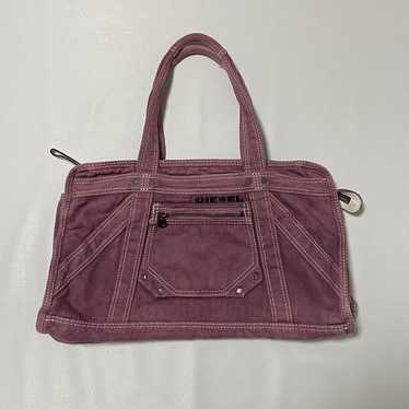 DIESEL コーティングデニム トートバッグ y2k archive 00s DIESEL archive metal logo ハンドバッグ Y2K 黒｜Yahoo
