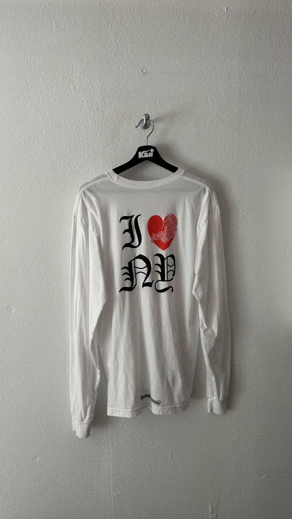 Chrome Hearts Chrome Hearts I Heart NY Long Sleeve Tee