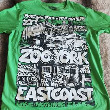 レア!新品ZOOYORKグラフィテイ ヒップホップニューヨークストリート送料無料 Zoo york graphic tee - Gem
