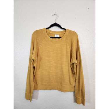 J. Crew Vintage Women's Golden Mustard Yellow Crew