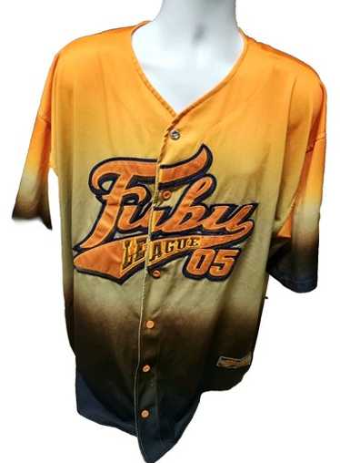 FUBU ユニフォーム LARGE 05 イエロー/ブラック FUBU Jersey, Yellow, Fubu 05, Vintage Hip Hop T-shirt, 90s