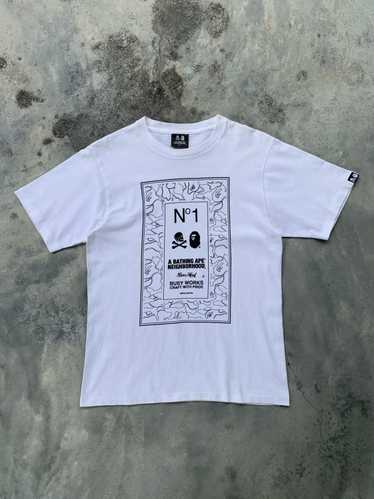 A BATHING APE NEIGHBORHOOD Tシャツ XL ホワイト A Bathing Ape X Neighborhood Tee #2 White 1K73-109-915 | eBay