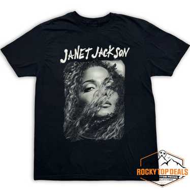 VINTAGE 2001 Janet Jackson WORLD TOUR XL Black MERCH Shirt