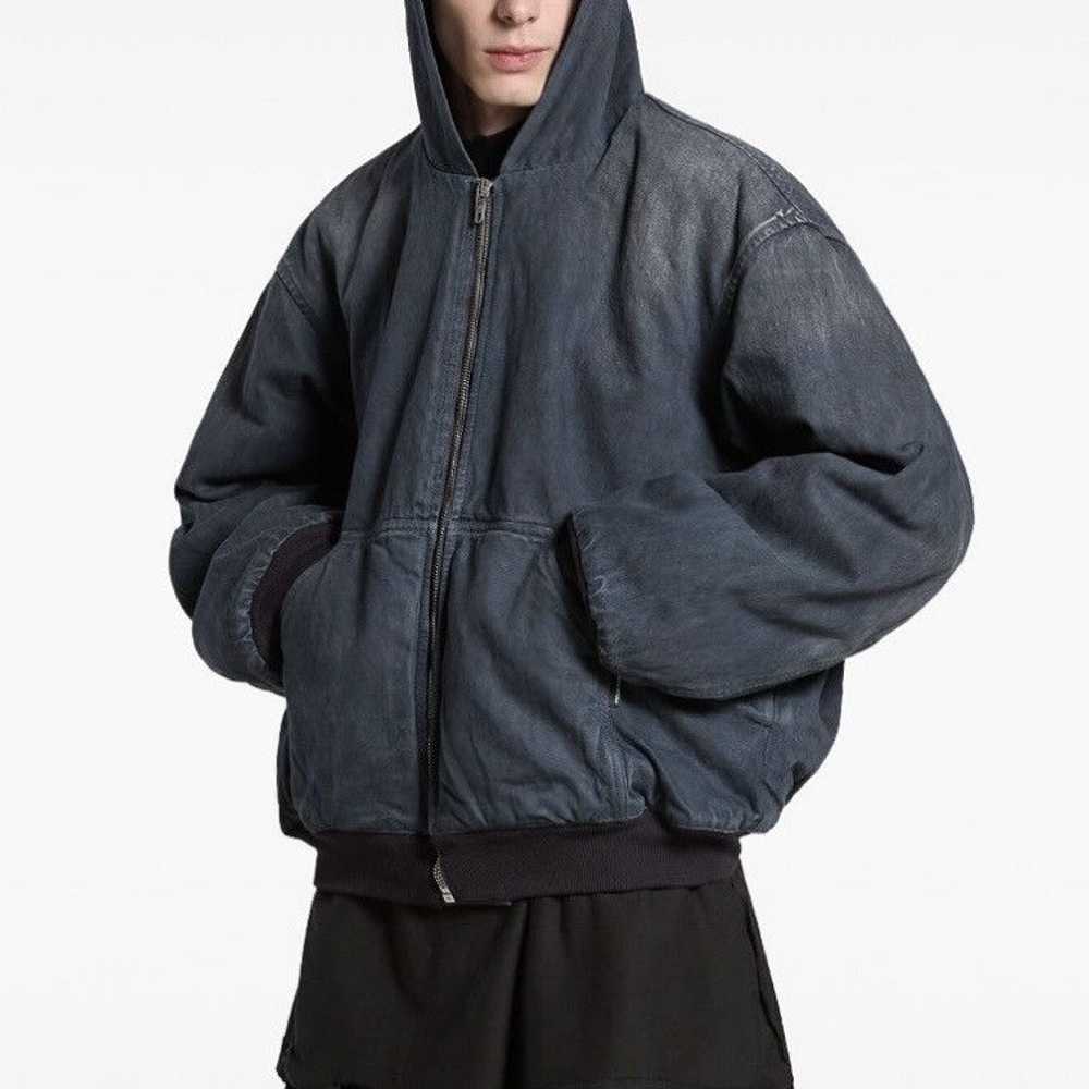 Balenciaga Oversized Denim Bomber - Gem