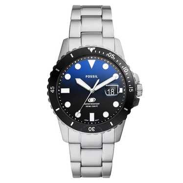 FOSSIL ダイバーズウォッチ FS5048 Fossil Breaker Blue Dial Stainless Steel Men's Watch FS5048