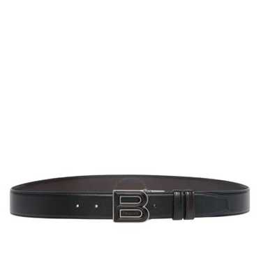 BALLY 黒 レザー ベルト トレスポ トレインスポッティング Bally belt b buckle - Gem