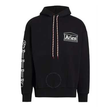 パーカー・フーディ ARIES FW23 SWEATSHIRT WITH LOGO (FUAR20017_BLK) Aries hoodies 2200099933045 - Gem