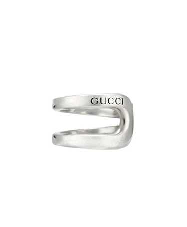 GUCCI(グッチ) Sterling Silver Stirrup Wrapped Horsebit Ring Sterling Silver Stirrup Wrapped Horsebit Ring – Direct Luxury