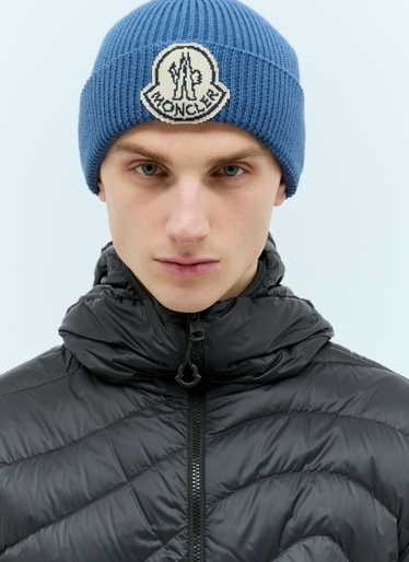 Moncler hat logo patch - Gem