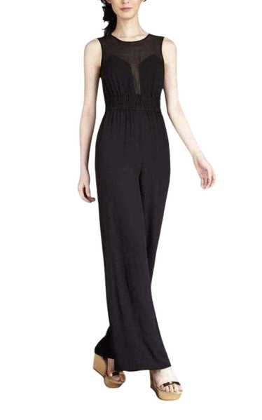 オールインワン・サロペット Kiara Black Silk Sleeveless Jumpsuit Bcbgmaxazria black jumpsuit in - Gem