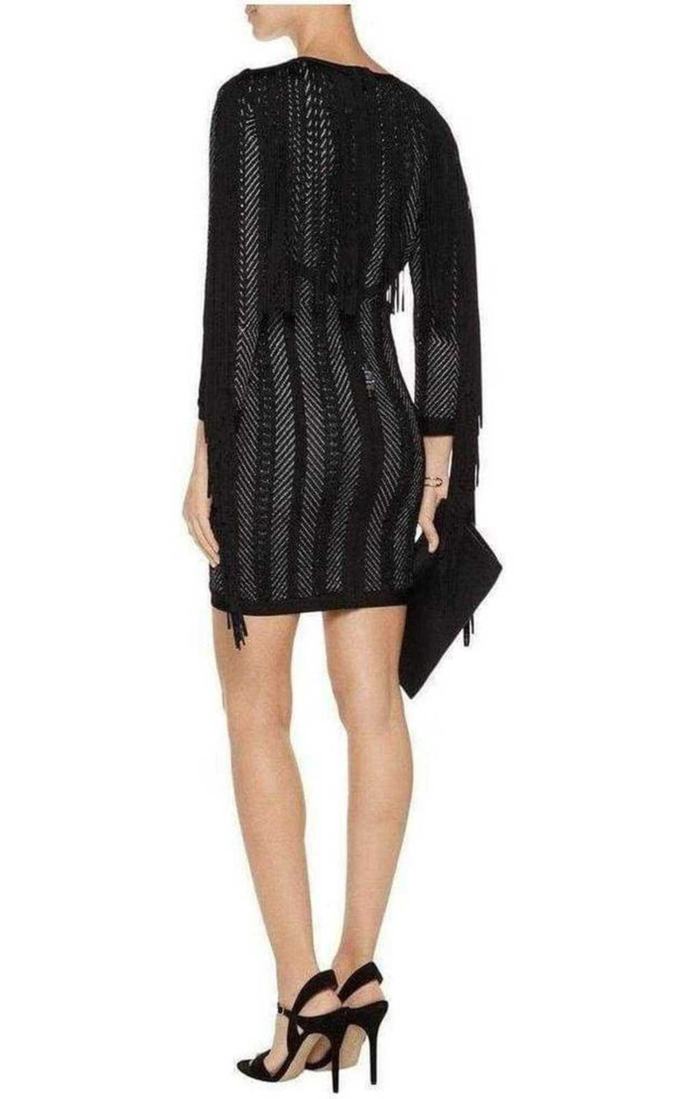 パーティードレス Doutzen Plaited Chevron Fringe Dress Herve Leger - Doutzen Plaited Chevron Fringe Dress