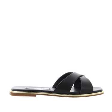 サンダル・ミュール AQUAZZURA SS25 'Divine' slides (DVEFLAS0NAP TOB) Divine Slide BROWN Aquazzura@ Official