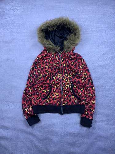 Hysteric Glamour Hysteric glamour leopard print zip up | Grailed