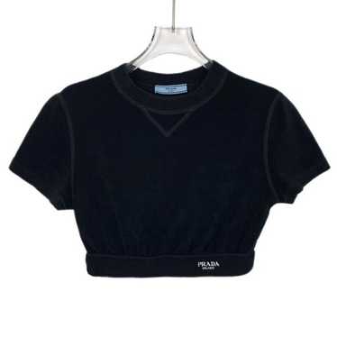 正規品 PRADA プラダ シュシュ 黒 ブラック Re-Nylon｜Yahoo