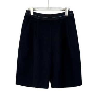 PRADA＊Pinstripe wool shorts ウールショートパンツ＊送料込 Prada Pinstripe Wool Shorts with Belt - Bergdorf Goodman