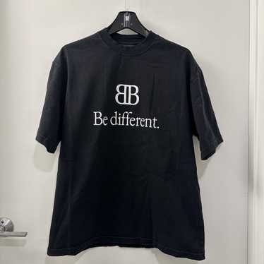 【BALENCIAGA】BBロゴ 半そでTシャツ BALENCIAGA バレンシアガ BB Logo Print Tee フロントロゴ