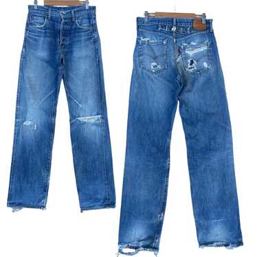 リーバイス702XXLEVI'S BIGE VINTAGE CLOTHING HOT VTG LVC Men LEVI'S 702XX BIG E SELVEDGE DARK Denim Jeans