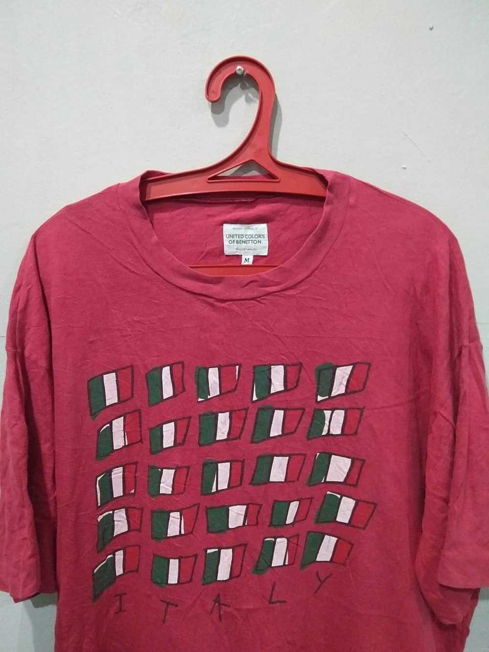 Vintage - Vtg 90s United Colors Of Benetton Italy Tee - Image 3