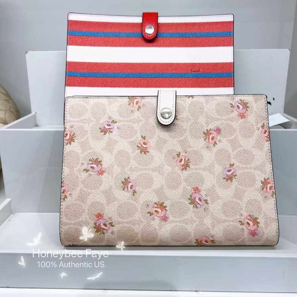 Coach NOTEBOOK IN SIGNATURE CANVAS WITH FLORAL PR… - image 2