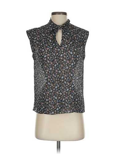 Rebecca Taylor Women Black Sleeveless Silk Top 2 - image 1