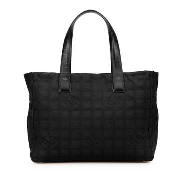 バッグ Chanel Travel Line Tote Auth CHANEL New Travel Line Tote MM - Pink Cream Nylon