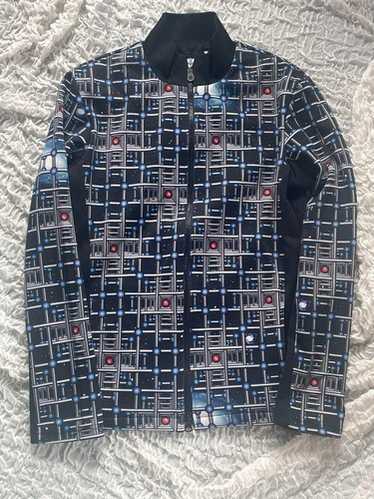 青色 トレーナー FOTUS Y2K サイバー Fotus zip up cyber - Gem