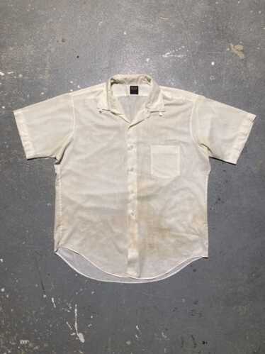 1960's Van Heusen Vanopress Mens Mod Preppy Shirt - Gem