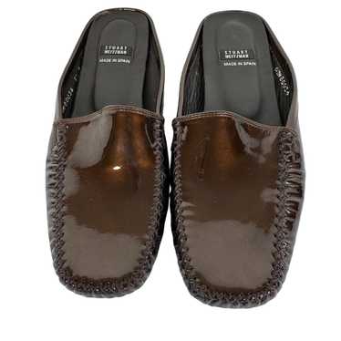 Stuart Weitzman Stuart Weitzman Turtle Bronze Pat… - image 1