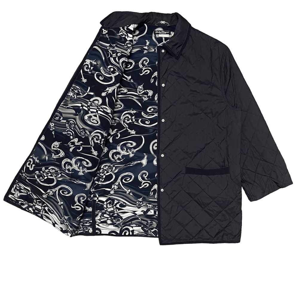 Vintage Salvatore Ferragamo Quilted Jacket Made in Italy
