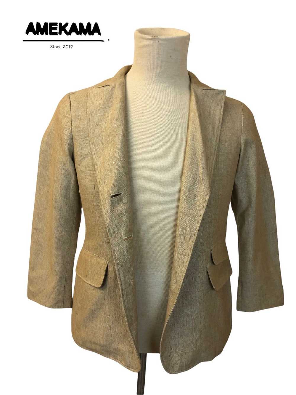 ジャケット Jil Sander Cream Wool Blazer Jil Sander single-breasted Wool Blazer | Yellow | FARFETCH