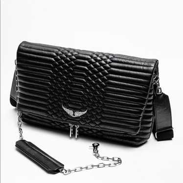ZADIG & VOLTAIREザディグ エ ヴォルテ大人気「ROCK XL」 Rocky Quilted White Leather Bag | Zadig&Voltaire