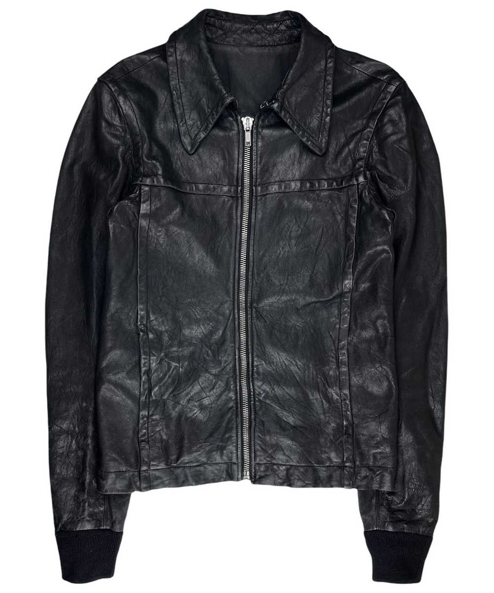 Olmar & Mirta × Rick Owens × Rick Owens Drkshdw FW07 Rick Owens Exploder Lou Reed Lamb Worker Leather Jacket