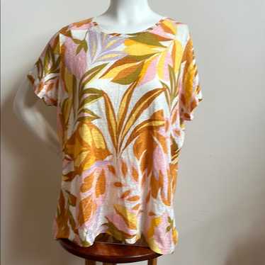 C&C California Gold And Pink Relaxed Short Sleeve 