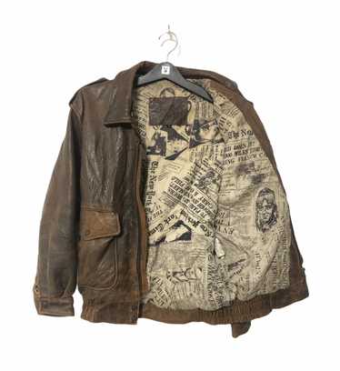 French military leather jacket - Gem