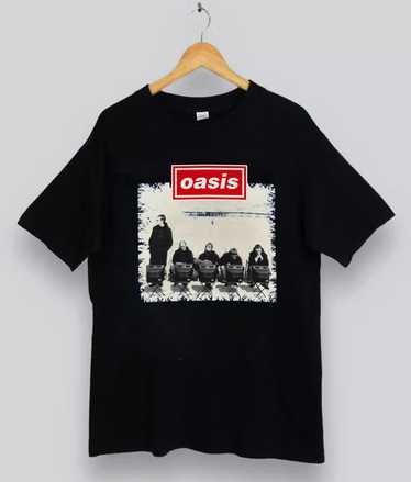 オアシス Tシャツ XLサイズ ブラック オニータ ONEITA バンド T