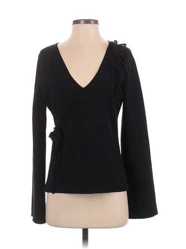 Rebecca Taylor Women Black Long Sleeve Top M - image 1
