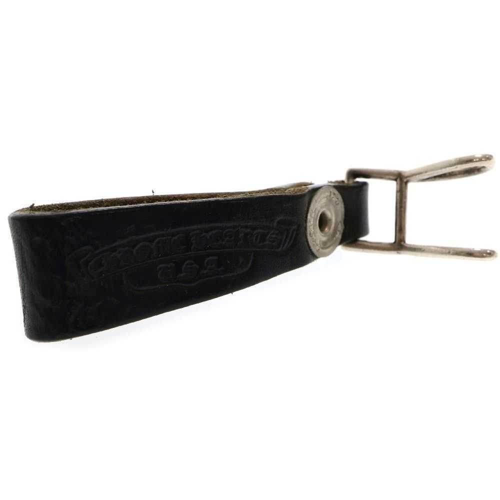 小物 CHROME HEARTS BELT LOOP Chrome Hearts Cross Leather Belt Loop Keyring - SRM