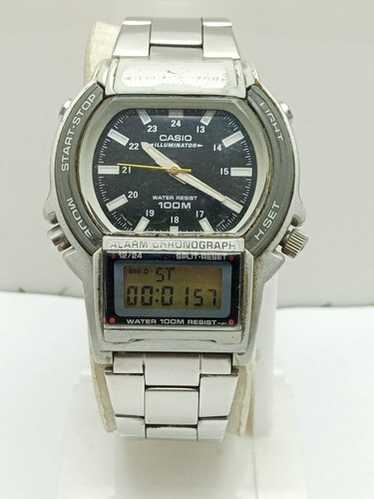 casio カシオ AW-61 動作品 1517 Vintage Casio AW-61 1750 Watch Analog Digital / Japan
