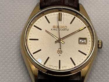 [諏訪製]SEIKO KING QUARTZ 金メッキ腕時計 4822-8110 諏訪製]SEIKO KING QUARTZ 金メッキ腕時計 4822-8110 - メルカリ