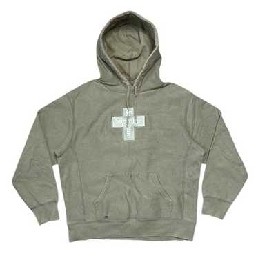 Supreme Cross Box Logo Hooded グレー 20aw Supreme Hoodie 20AW Cross Box Logo Stain Around Neck L