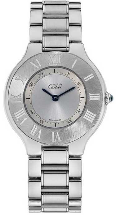 Carter マスト21 Cartier Must de Cartier 21 - 38 mm, Stainless Steel for sale