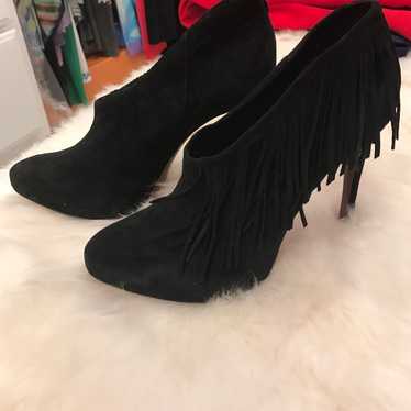 Schutz Fringe Booties