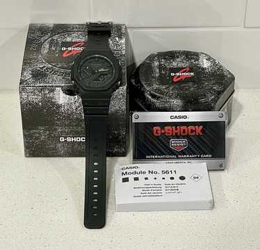 G-SHOCK 5611 ブラック 腕時計 Casio G SHOCK GA 2100 5611 Black Carbon Core Analog Digital