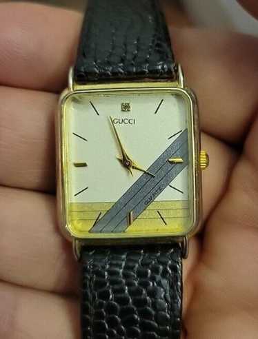 GUCCI 黒 レザー ローファー ゴールドバックル ハイカット 37 Gucci leather watch - Gem