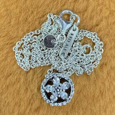 Pandora Sparkling Snowflake Collier Necklace,S925 