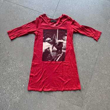 Hysteric Glamour 00s Andy Warhol チュニック HYSTERIC GLAMOUR × ANDY WARHOL Edie Sedgwick White T-shirt